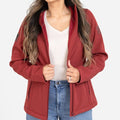 Grunt Style Women's Soft Shell Jacket - Red Plum