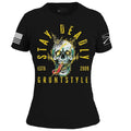 Grunt Style Women's Stay Deadly Slim Fit T-Shirt - Black T-Shirt