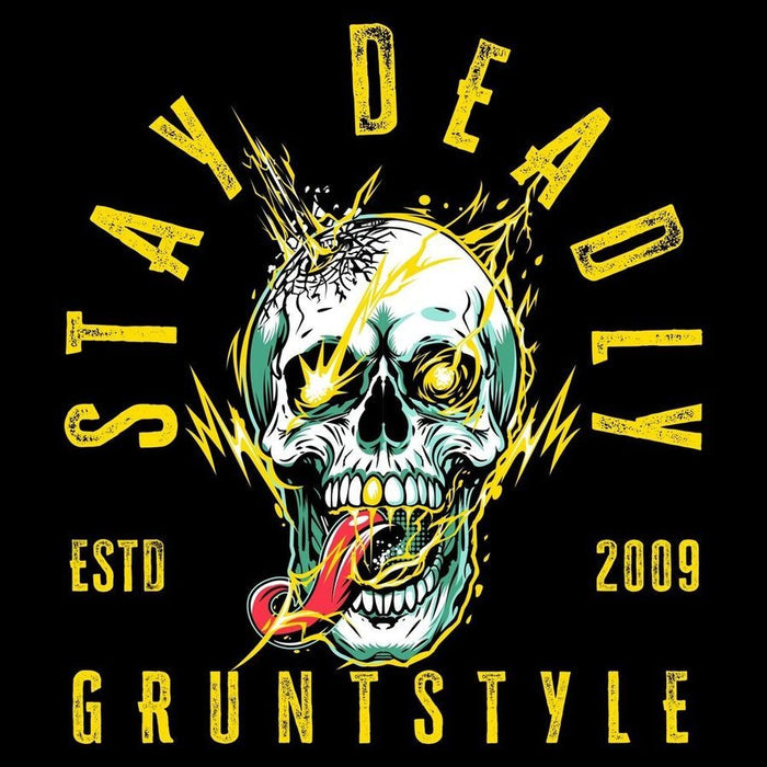 Grunt Style Women's Stay Deadly Slim Fit T-Shirt - Black artwork