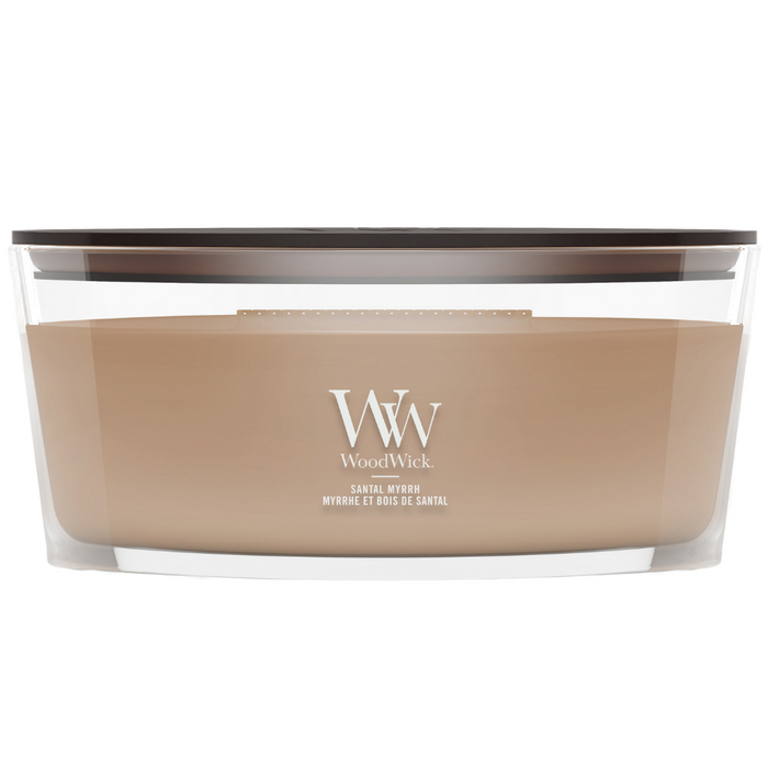 WoodWick Santal Myrrh Ellipse Jar Candle