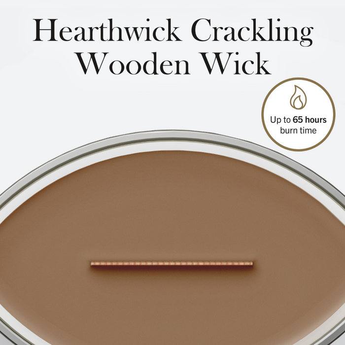 WoodWick Santal Myrrh Ellipse Jar Candle