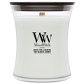 WoodWick White Tea & Jasmine Medium Hourglass Jar Candle