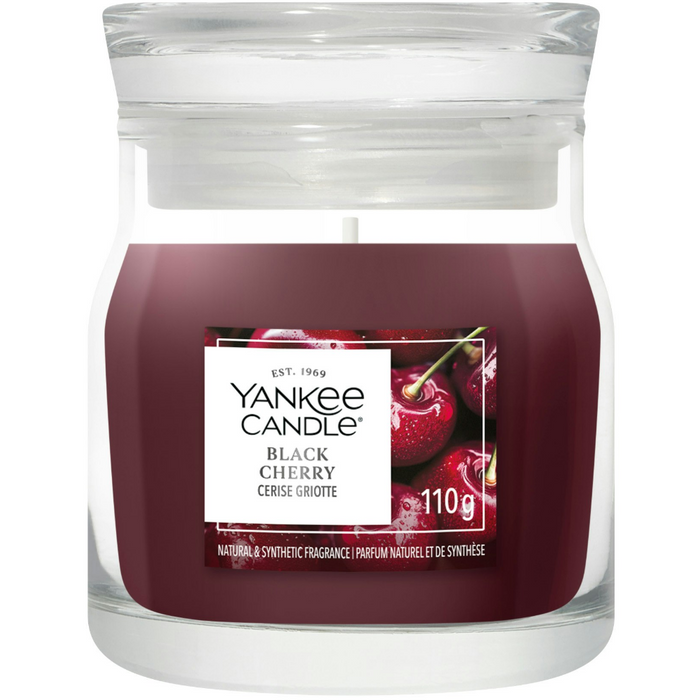Yankee Candle Black Cherry Small Signature Jar Candle
