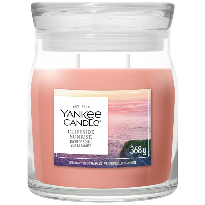 Yankee Candle Cliffside Sunrise Medium Signature Jar Candle