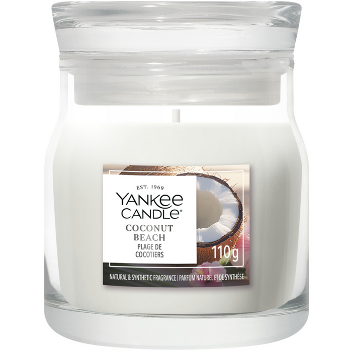 Yankee Candle Coconut Beach Small Signature Jar Candle