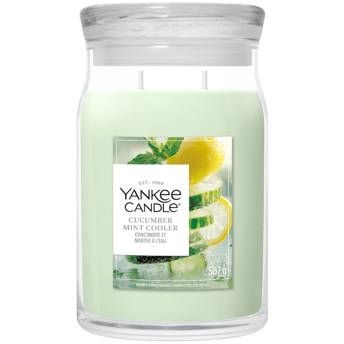 Yankee Candle Cucumber Mint Cooler Large Signature Jar Candle