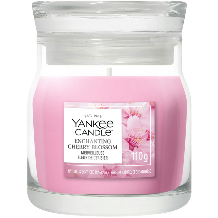 Yankee Candle Enchanting Cherry Blossom Small Signature Jar Candle