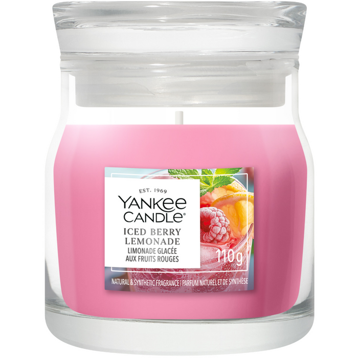 Yankee Candle Iced Berry Lemonade Small Signature Jar Candle