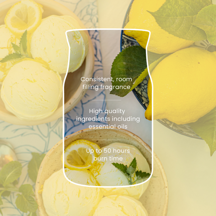 Yankee Candle Lemon Gelato Medium Signature Jar Candle