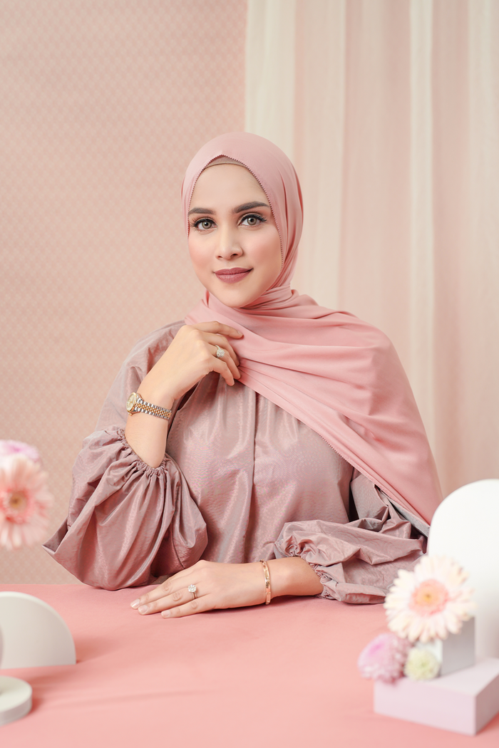 Zara Shawl - Blush