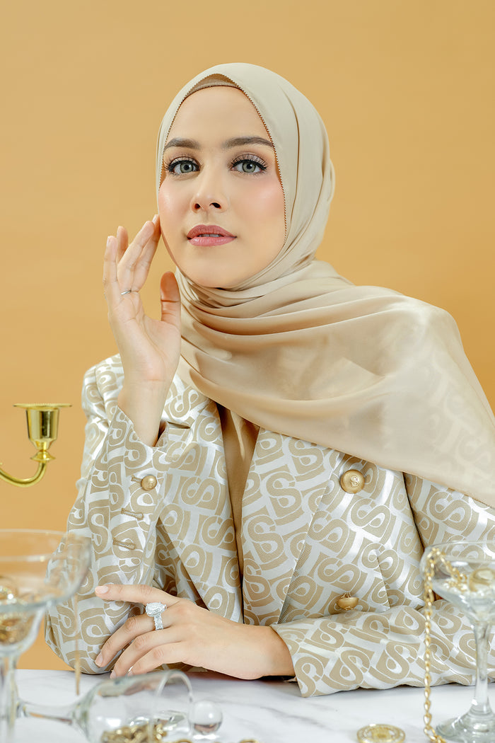 Zara Shawl - Milk Tea
