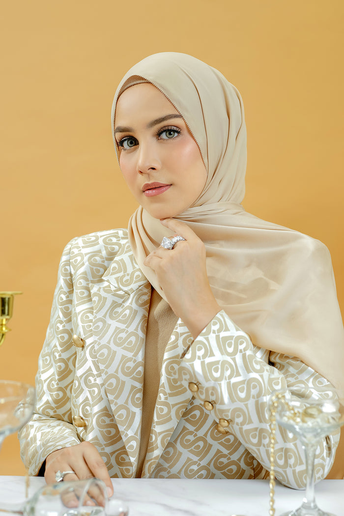 Zara Shawl - Milk Tea