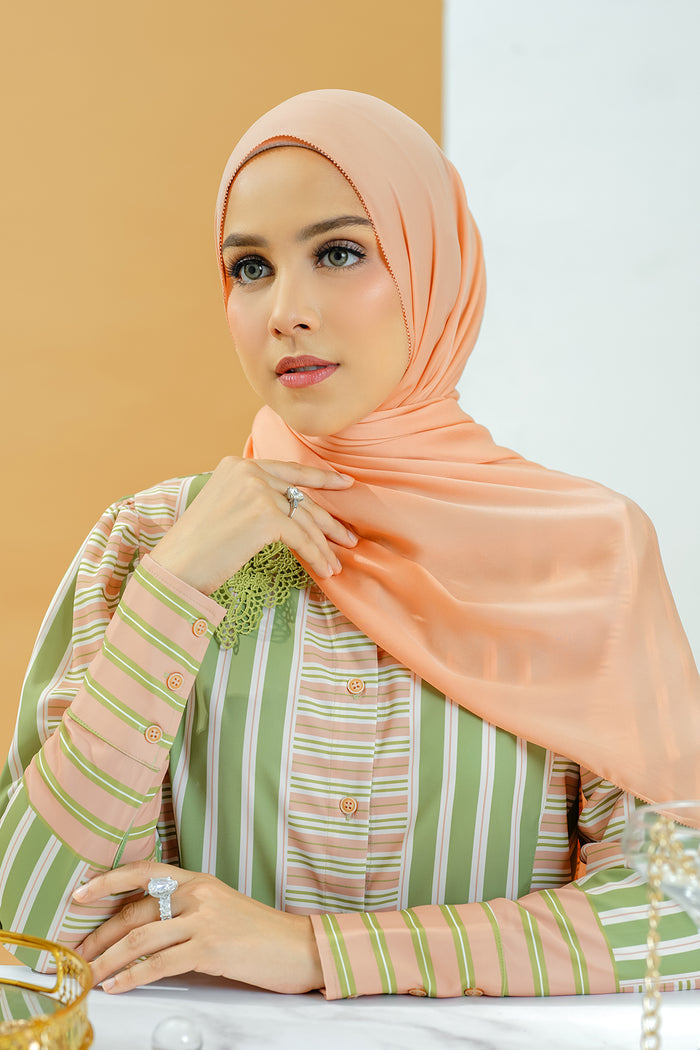 Zara Shawl - Peach Squash