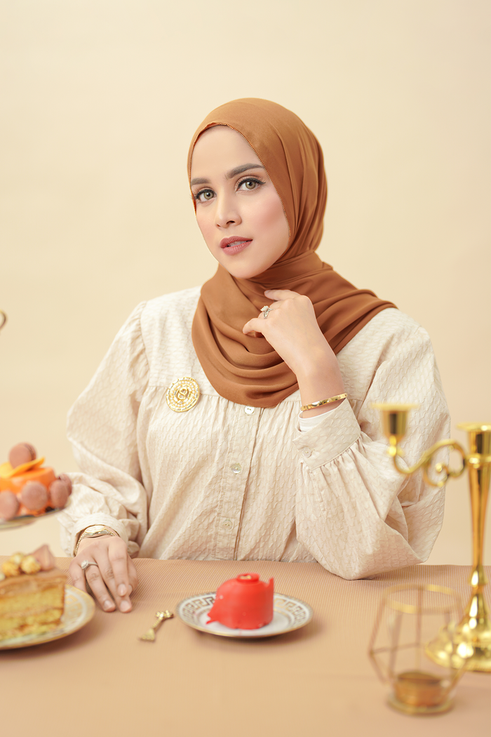 Zara Shawl - Walnut